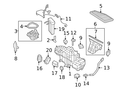 Automatic Temperature Controls for 2012 Ford Escape #0