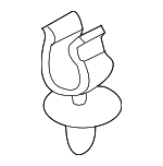 982370 - Fuel System: Filler Pipe Clamp for Volvo Image