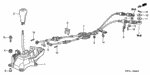 54102S5A003ZA - Chassis: KNOB, CHANGE LEVER *NH1L* (BLACK) for Honda Image