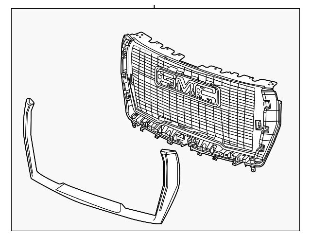 Front Grille Replacement - OEM Exterior Styling for GM | AutoNation Parts