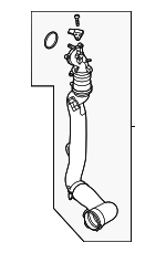 PZ1Z6F073A - : Inter-Cooler Hose for Ford Image