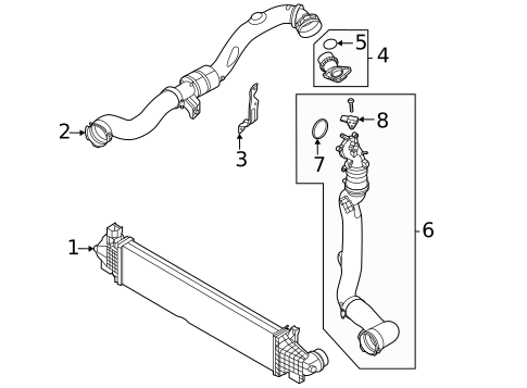 Intercooler for 2023 Ford Escape #0