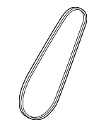 LR100931 - Cooling System: Water Pump Belt for Land Rover: Discovery Sport, Range Rover, Range Rover Evoque, Range Rover Sport Image