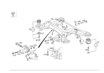 2203501441 - Rear Axle: Rear Subframe for Mercedes-Benz: S55 AMG Image