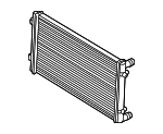 1J0121253AD - Cooling System: Radiator for Volkswagen: Golf, Jetta, R32 Image