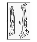 11K809220 - : Center Pillar Reinforced for Volkswagen: ID.4 Image
