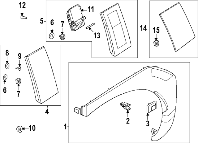 87741R6020 - : Wheel Opening Molding for Hyundai Image