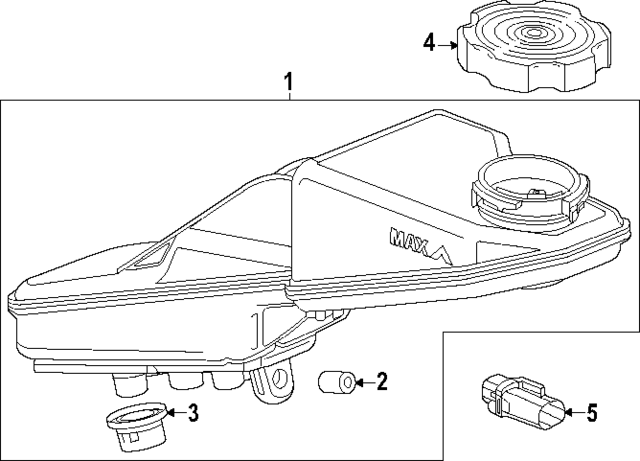 42821490 - : Master Cylinder Reservoir for Buick: Envista | Chevrolet: Trax Image