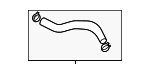25450S7600 - Cooling System: Reservoir Hose for Hyundai Image