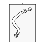 25414BY000 - : Upper Hose for Hyundai Image