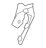 64315XA09AEU - Body: Hinge Cover for Subaru: B9 Tribeca, Tribeca Image