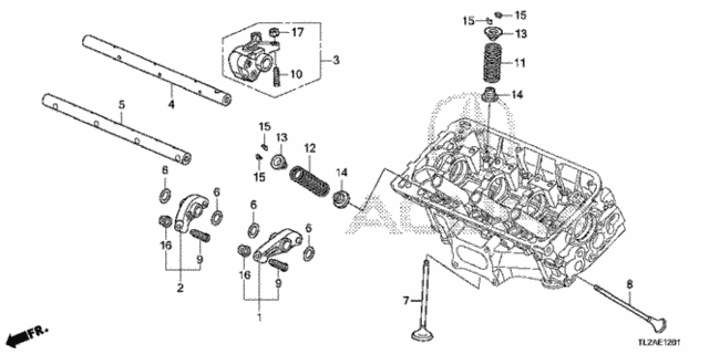 Valve - Rocker Arm (FR.) (V6) for 2014 Acura TSX #0