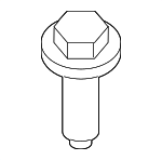 LR027624 - Body: Fender Support Bolt for Land-Rover Image