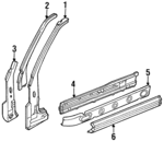 8944259182 - : Inner Rocker for Isuzu Image