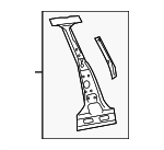 5161792AB - Body: Inner Center Pillar for Mopar Image