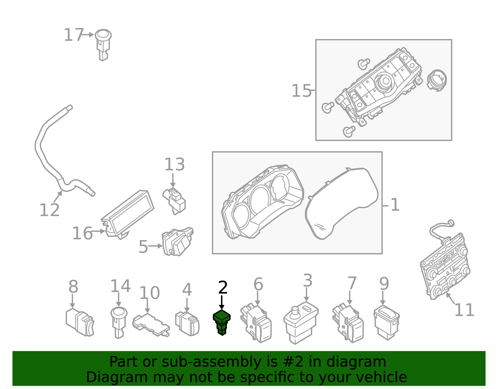Hazard Switch 25290-9N00A | OEM Parts Online