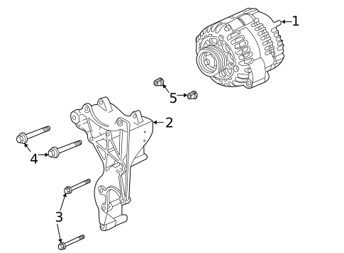 Alternator for 2017 GMC Savana 2500 #0