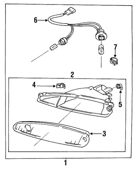 Park & Signal Lamps for 1994 Mazda RX-7 #0