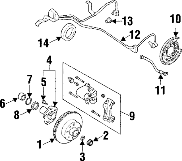 4326335F00 - : Adjust Cap for INFINITI: J30, Q45 Image