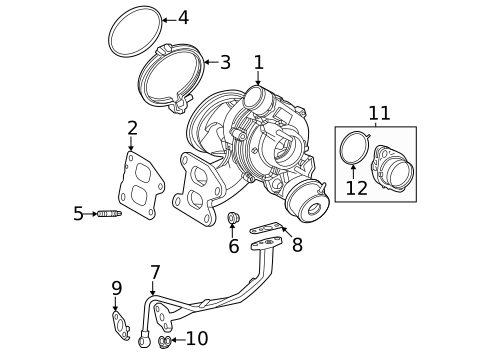Turbo Charger for 2025 Lexus RX500h #0