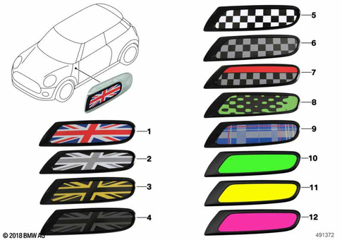 Exterior Trim Components for 2020 Mini JCW GP #1