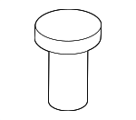 91501SL4003 - Body: Cowl Grille Retainer Clip for Honda: Civic, CR-V, CR-Z, Fit, Insight, Odyssey, Pilot, Ridgeline Image