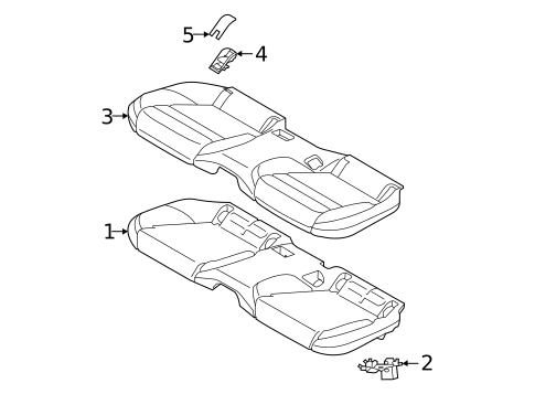 Rear Seat Components for 2024 Audi e-tron GT #2