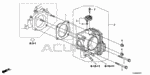 16176RCAA02 - Engine: GASKET, THROTTLE BODY for Acura Image