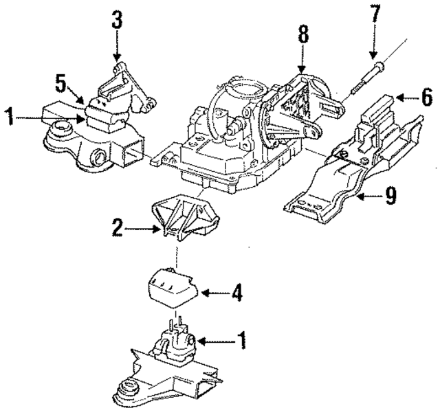 4573189 - Engine: Mount for Mopar Image