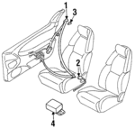 8684245P00 - : Buckle for Nissan: 300ZX Image