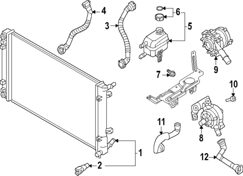 Inverter Cooling Components for 2024 Hyundai Ioniq 5 #0
