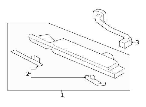 High Mounted Stop Lamp for 2017 Acura RDX #0