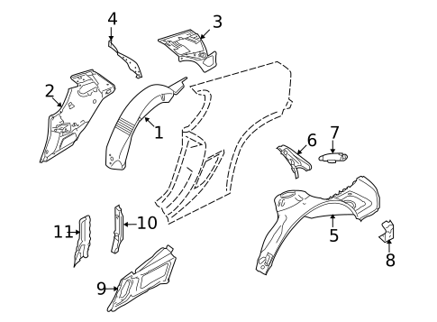Inner Structure for 2010 Porsche Cayman #0