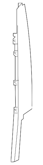 LR148893 - Body: Applique for Land Rover: Range Rover Velar Image