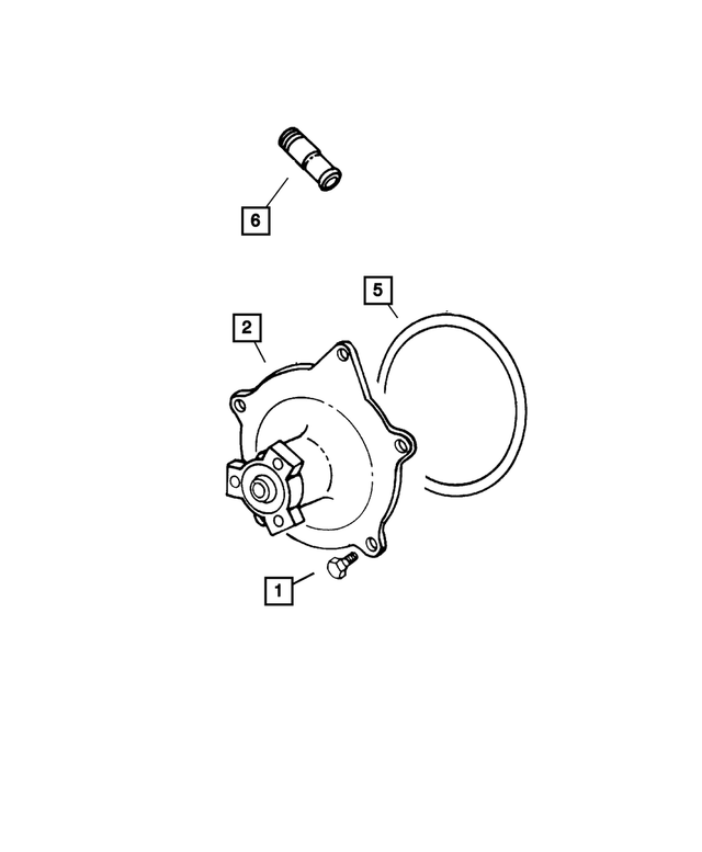 6101451 - Cooling: Hex Head Screw And Washer for Mopar Image