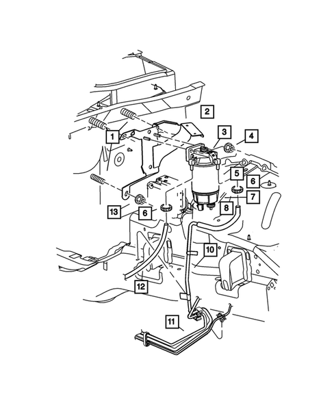 Fuel Lines for 2004 Jeep Liberty #3