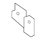 641251R000 - : 2012-2014 Hyundai Accent - Side Bracket for Hyundai: Accent Image