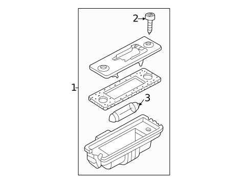 License Lamps for 2004 Volkswagen Jetta #0