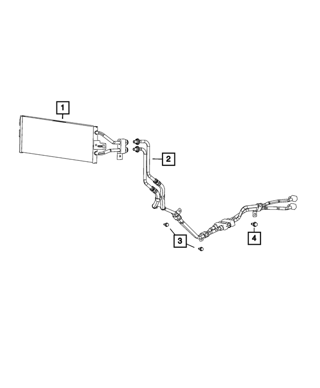 68596421AA - : Transmission Oil Cooler for Mopar Image