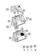 6MB39DX9AB - Interior Trim: Access Cover for Mopar Image