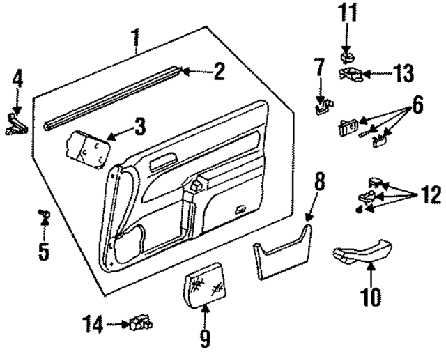 72335SV2003 - : Door Window Belt Weatherstrip for Honda Image