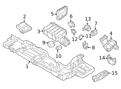 Fuse & Relay for 2022 Audi A6 Quattro #0