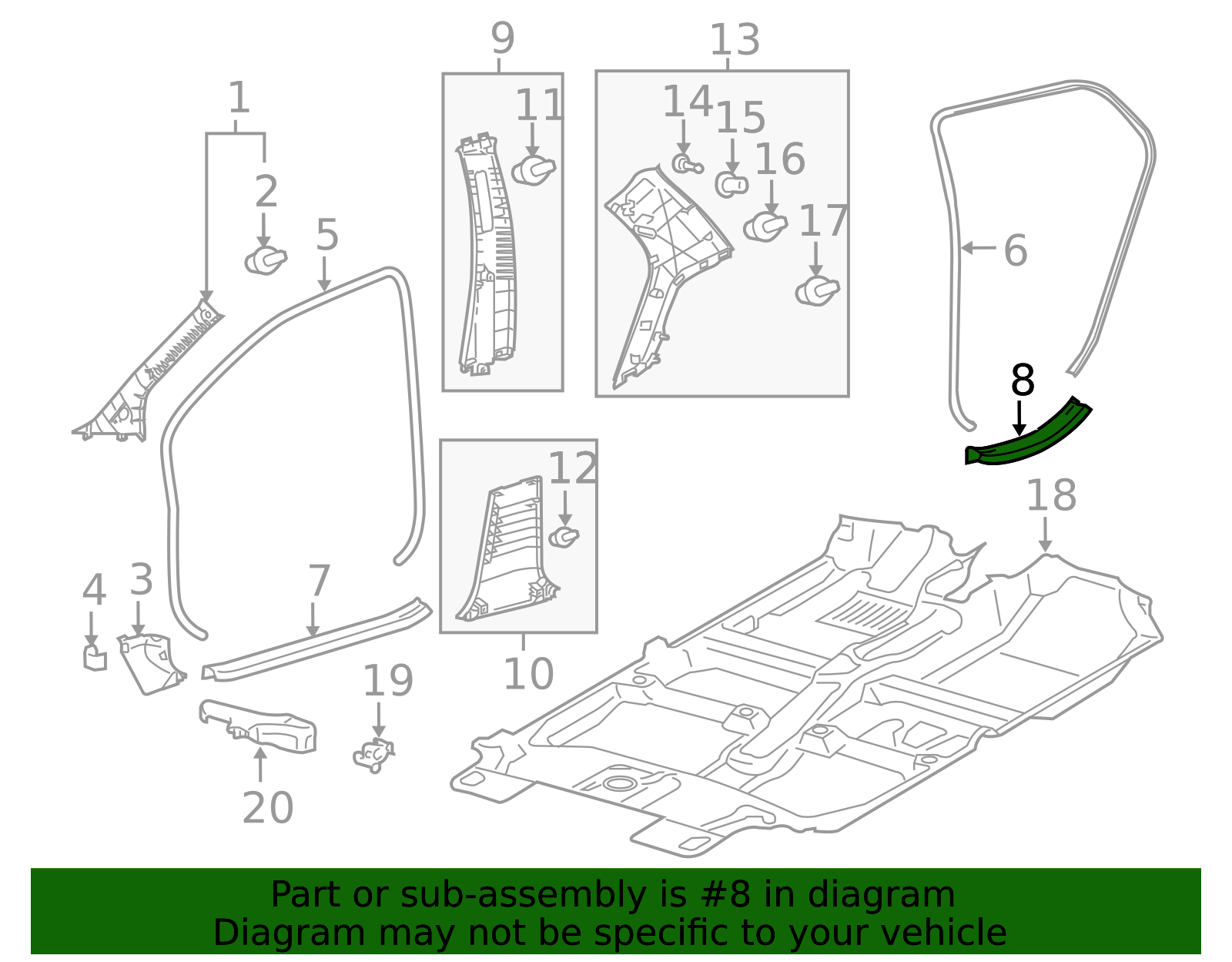 2009-2011 Toyota Yaris Scuff Plate 67917-52140-B0 | OEM Parts Online
