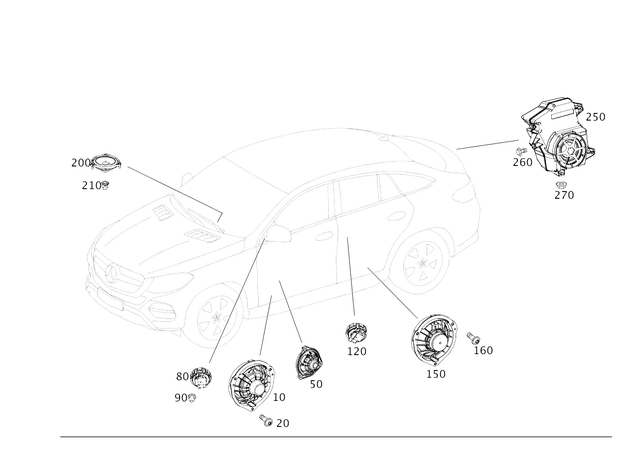 2928200000 - Electrical System: Speaker for Mercedes-Benz Image image