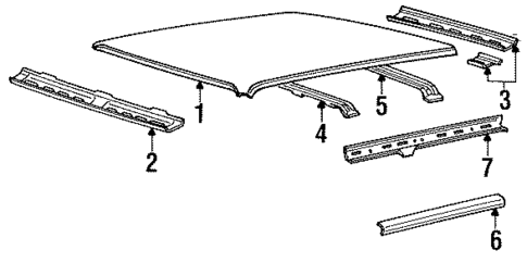 Roof for 1986 Chevrolet Spectrum #0