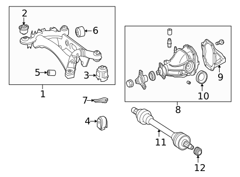 Axle & Differential for 2013 Mercedes-Benz E 350 #0