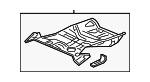 4655T0AA00ZZ - Body: Rear Floor Pan for Honda: CR-V Image