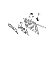 68718167AA - Body Sheet Metal Except Doors: Cab Back Panel for Mopar Image