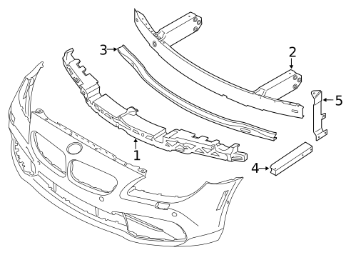 Bumper & Components - Front for 2016 BMW 650i #3