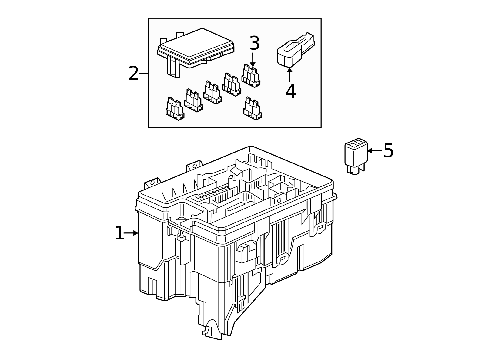 38256-TLA-A02 - Cover, Relay Box (Upper) 2018-2019 Honda CR-V | Honda ...